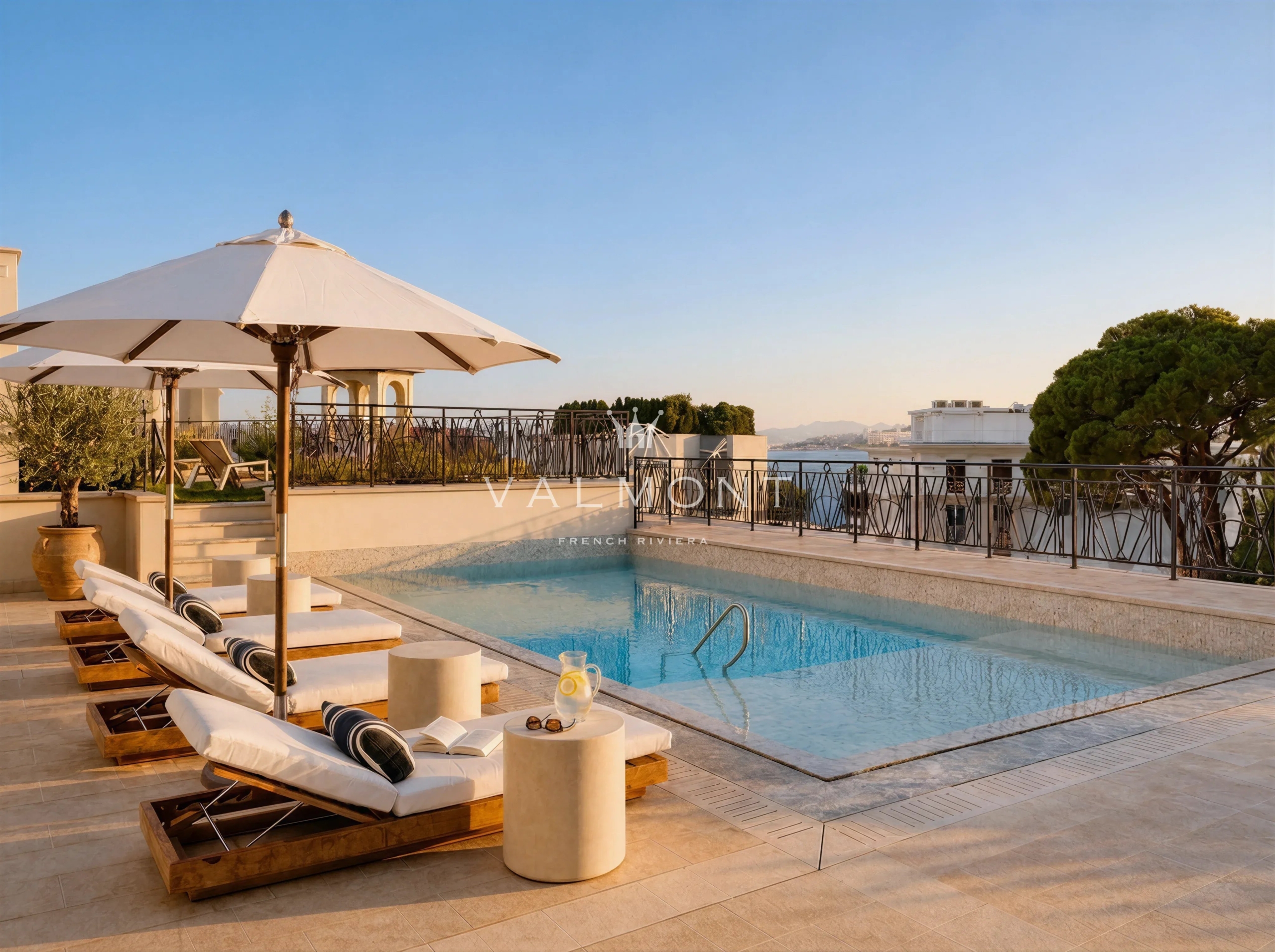 Appartement-villa avec terrasse et piscine privée